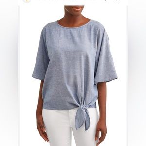 Time and Tru Women’s Side Tie Blouse
